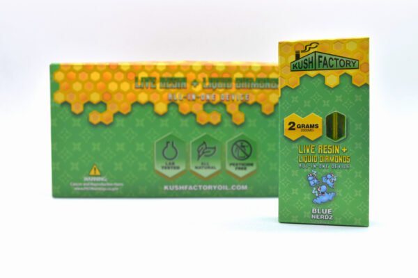 <span style="color: blue;">Kush Factory<br /><u>Blue Nerdz - Hybrid</u></span> - Image 2